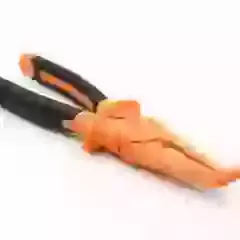 PINC13CE-XL Insulated Bent Long Nose Pliers with Ceramic Cutters